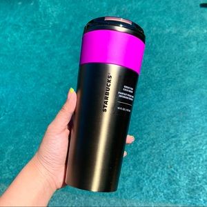 Starbucks 2022 Spring Stainless Steel Copper/Green Purple Travel Tumbler (16 oz)